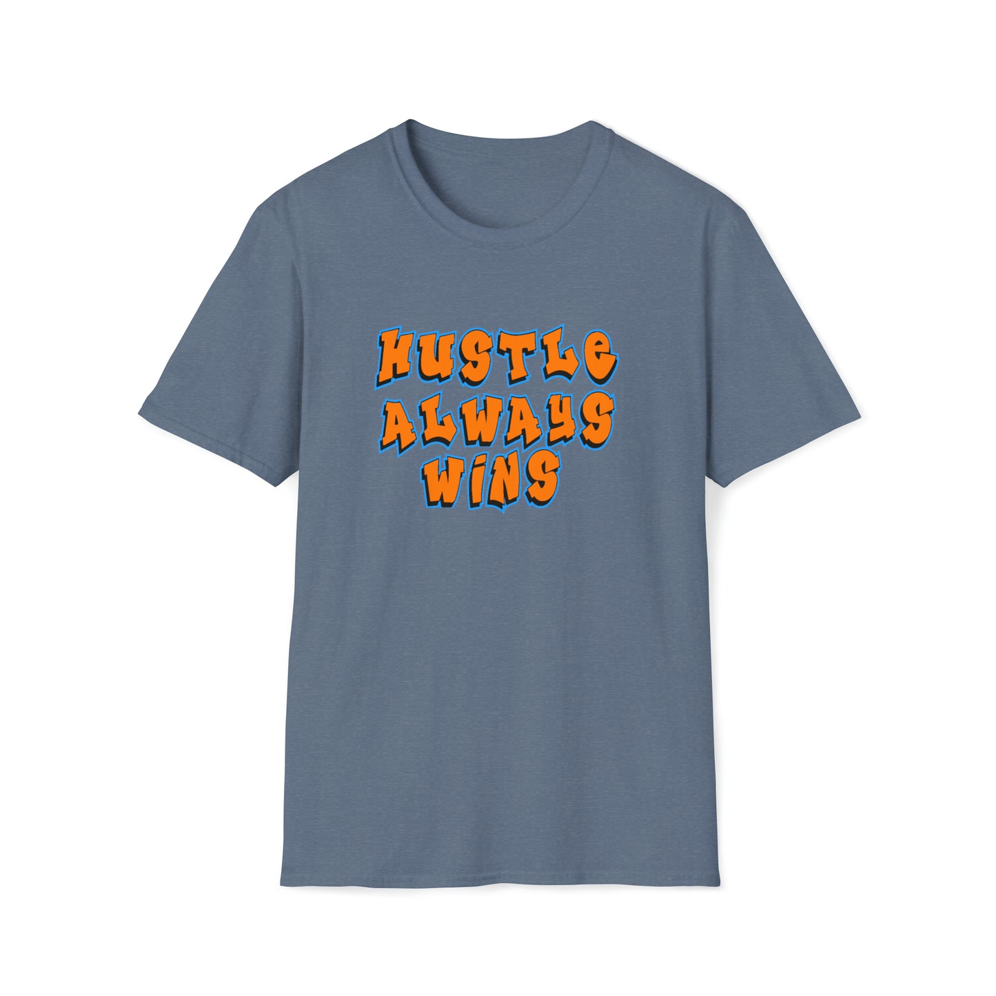 Hustle Always Wins Unisex Softstyle T-Shirt