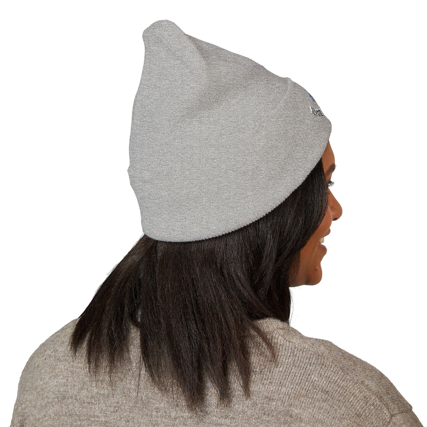 Classic Beanie — Embroidered "Hustle Always Wins"