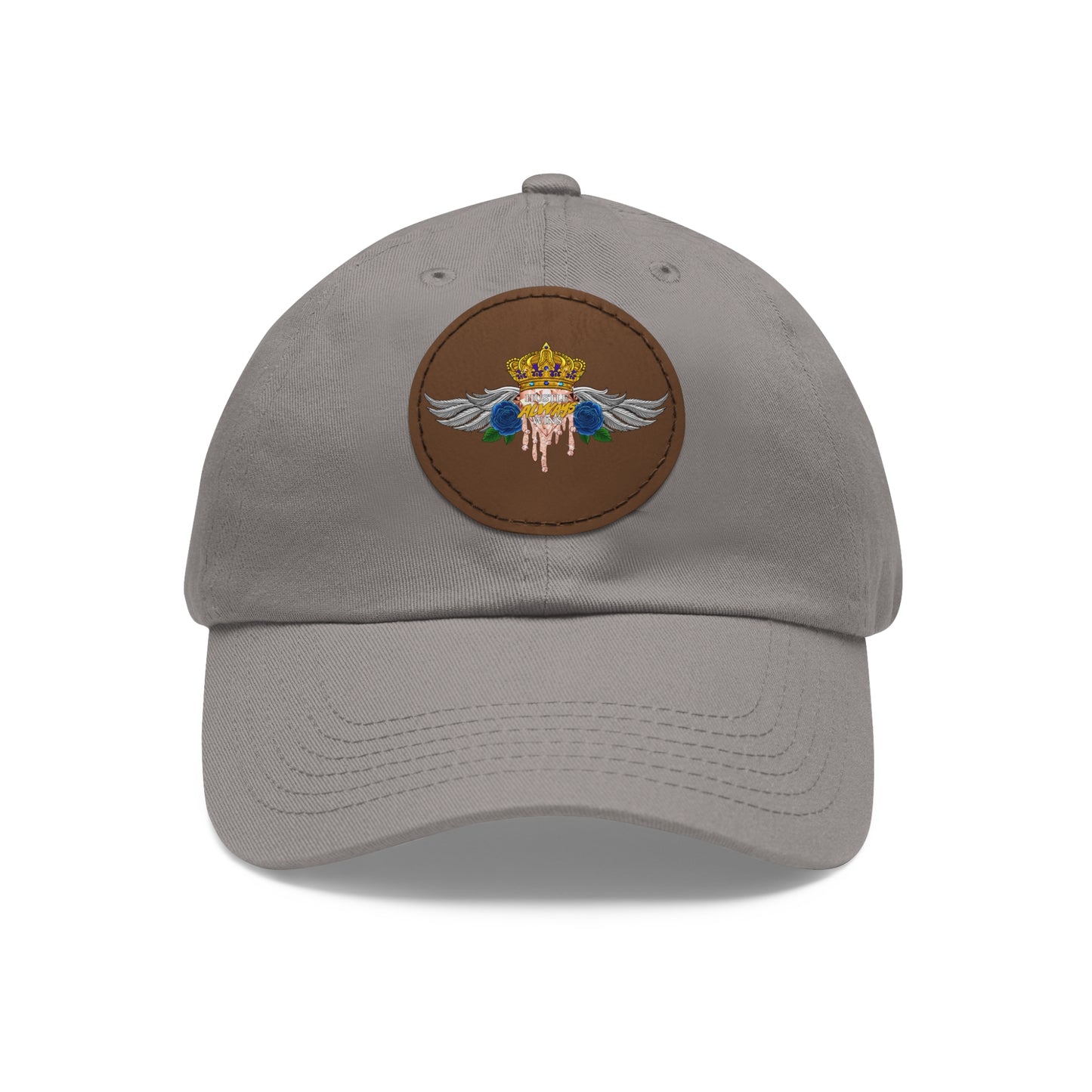 H.A.W Dad Hat with Leather Patch (Round)