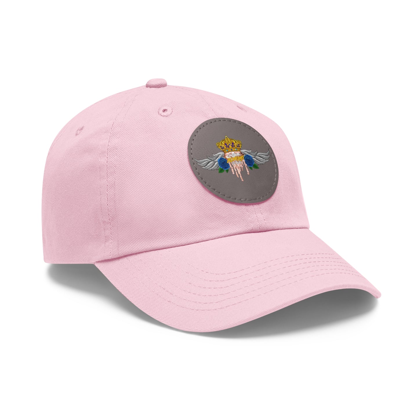 H.A.W Dad Hat with Leather Patch (Round)