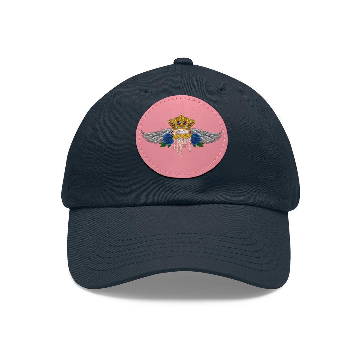 H.A.W Dad Hat with Leather Patch (Round)