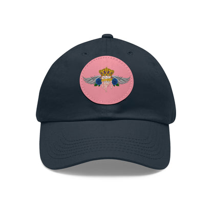H.A.W Dad Hat with Leather Patch (Round)