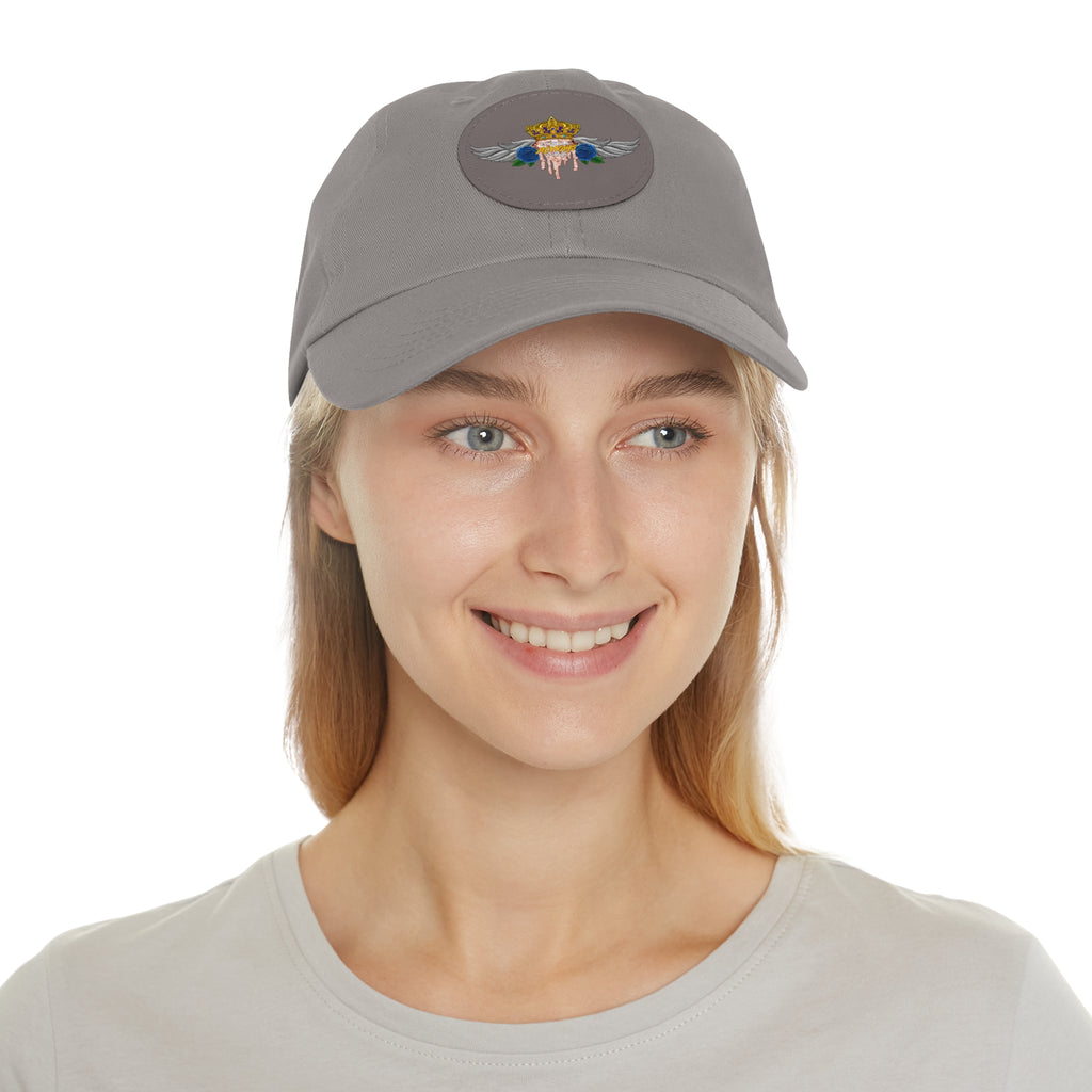 H.A.W Dad Hat with Leather Patch (Round)