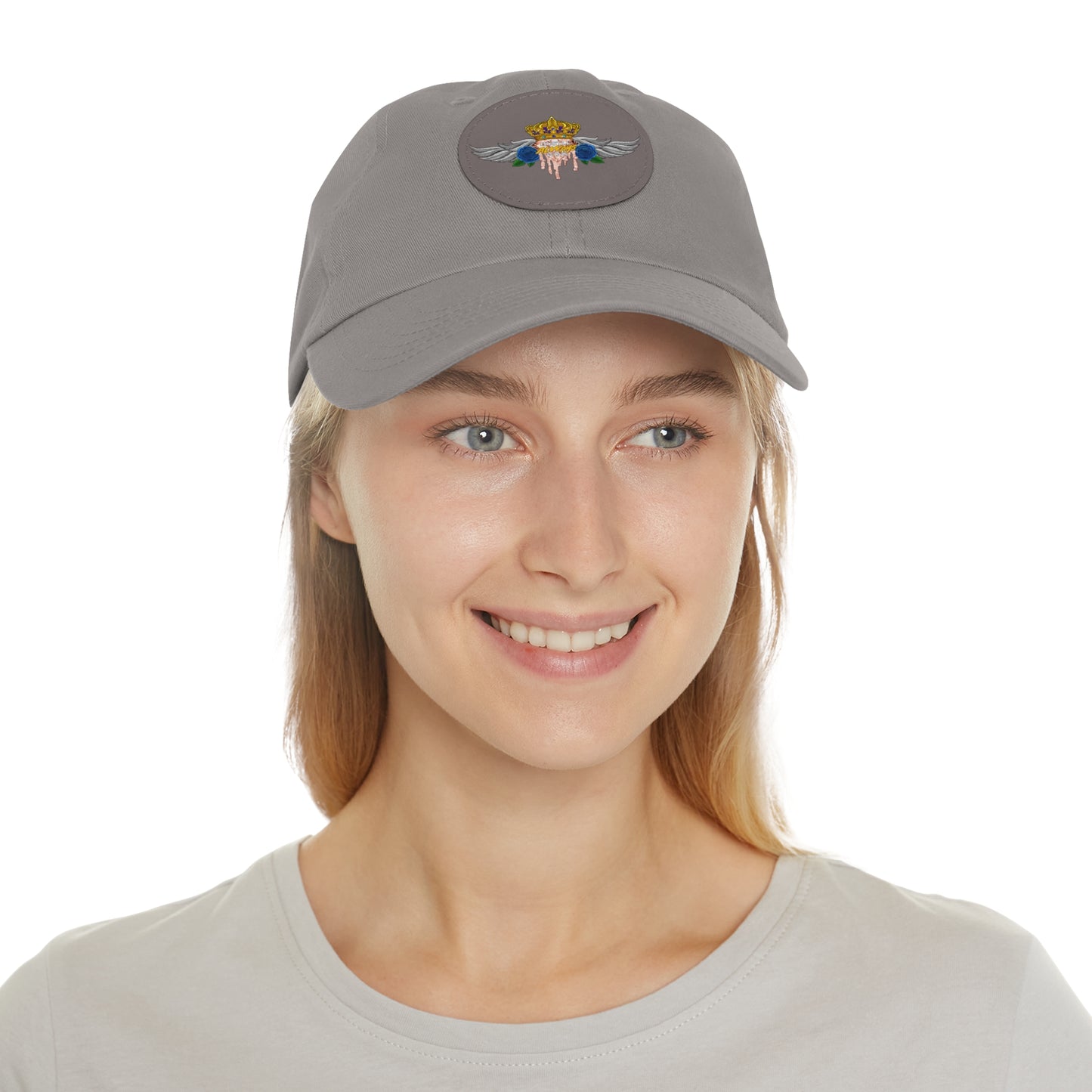 H.A.W Dad Hat with Leather Patch (Round)