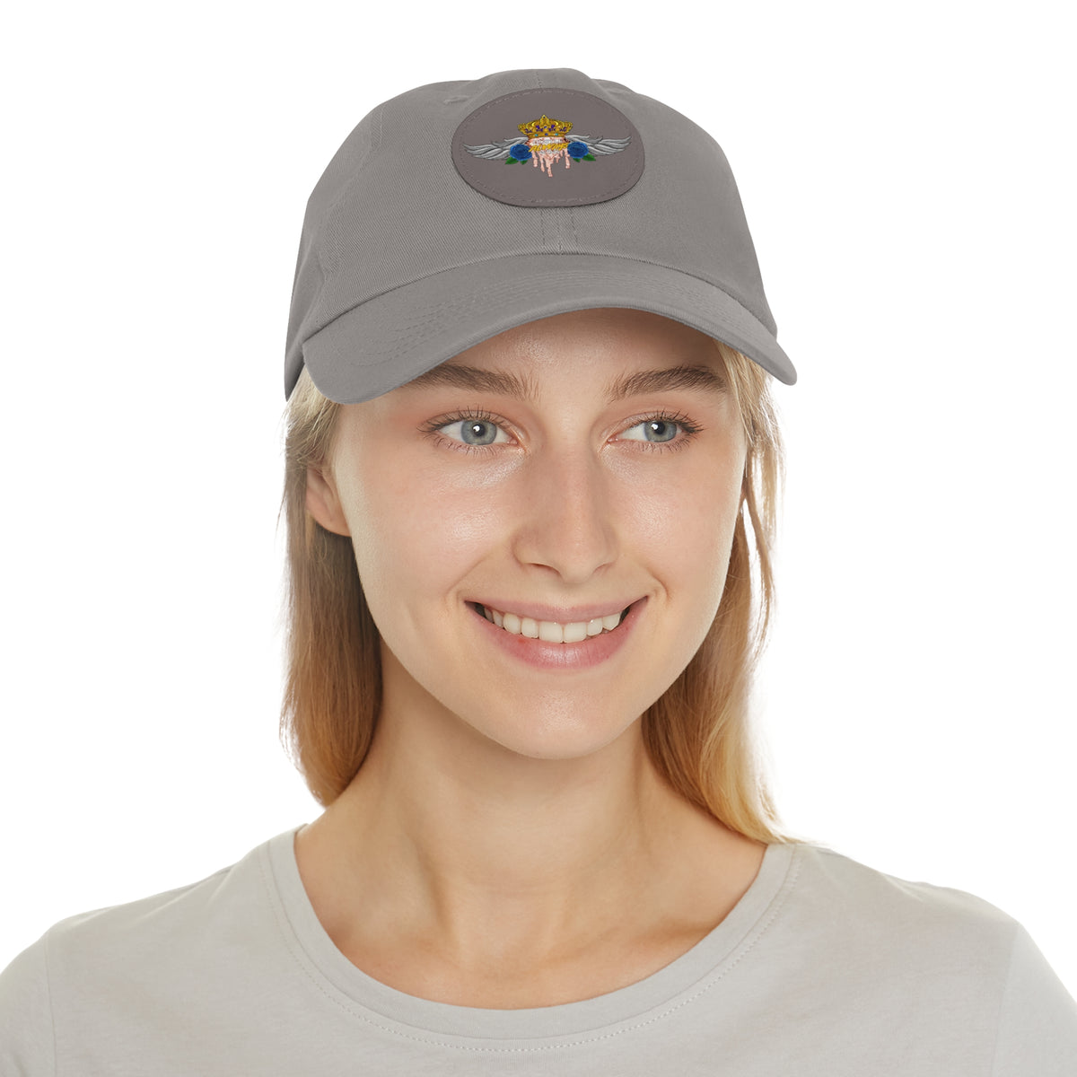 H.A.W Dad Hat with Leather Patch (Round)