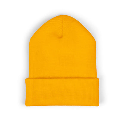 Classic Beanie — Embroidered "Hustle Always Wins"