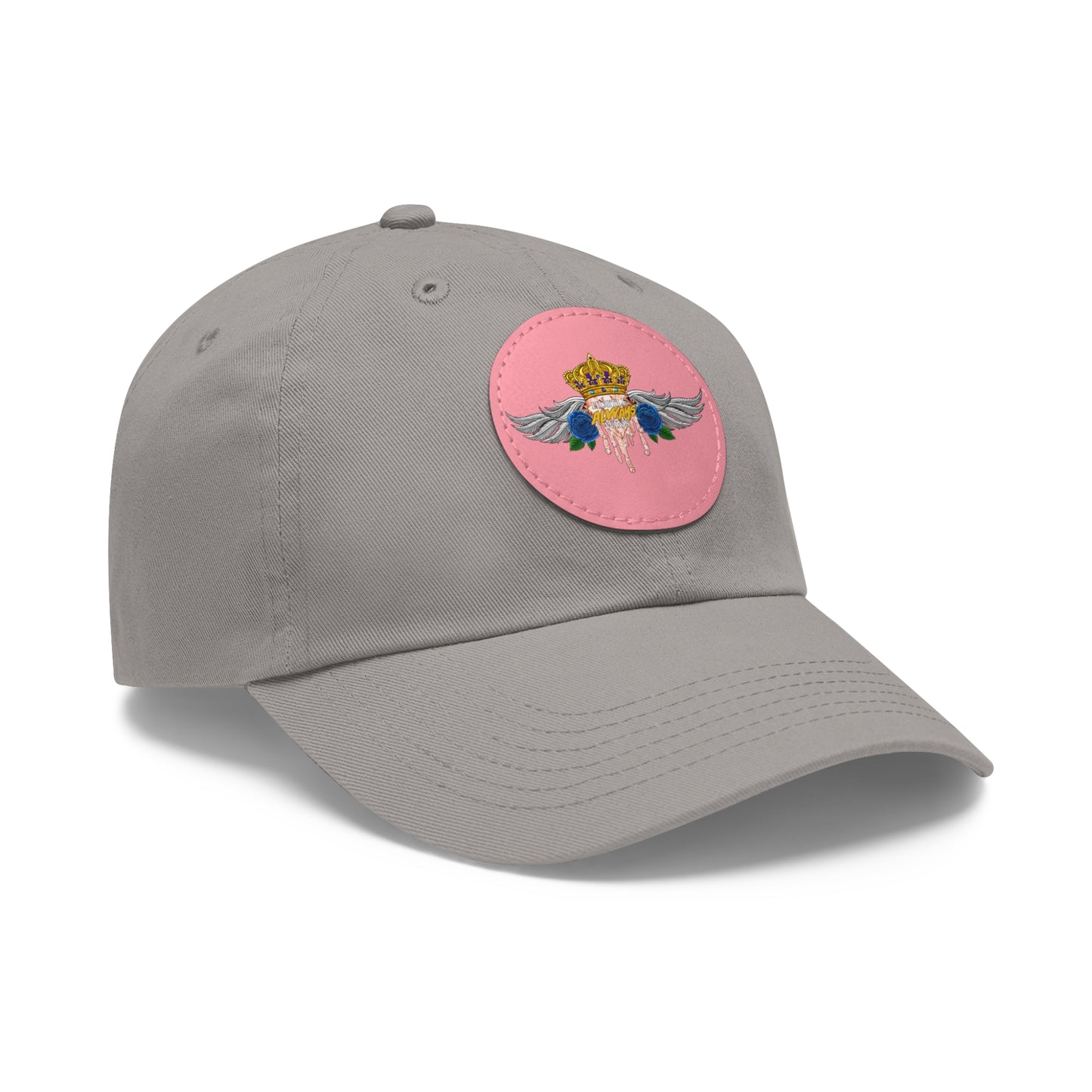 H.A.W Dad Hat with Leather Patch (Round)