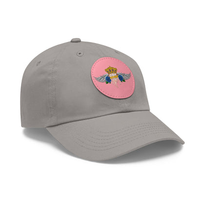 H.A.W Dad Hat with Leather Patch (Round)
