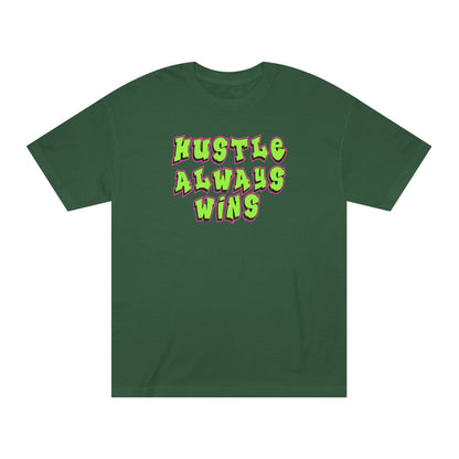 Hustle Always Wins Tee — Motivational Graphic T-Shirt