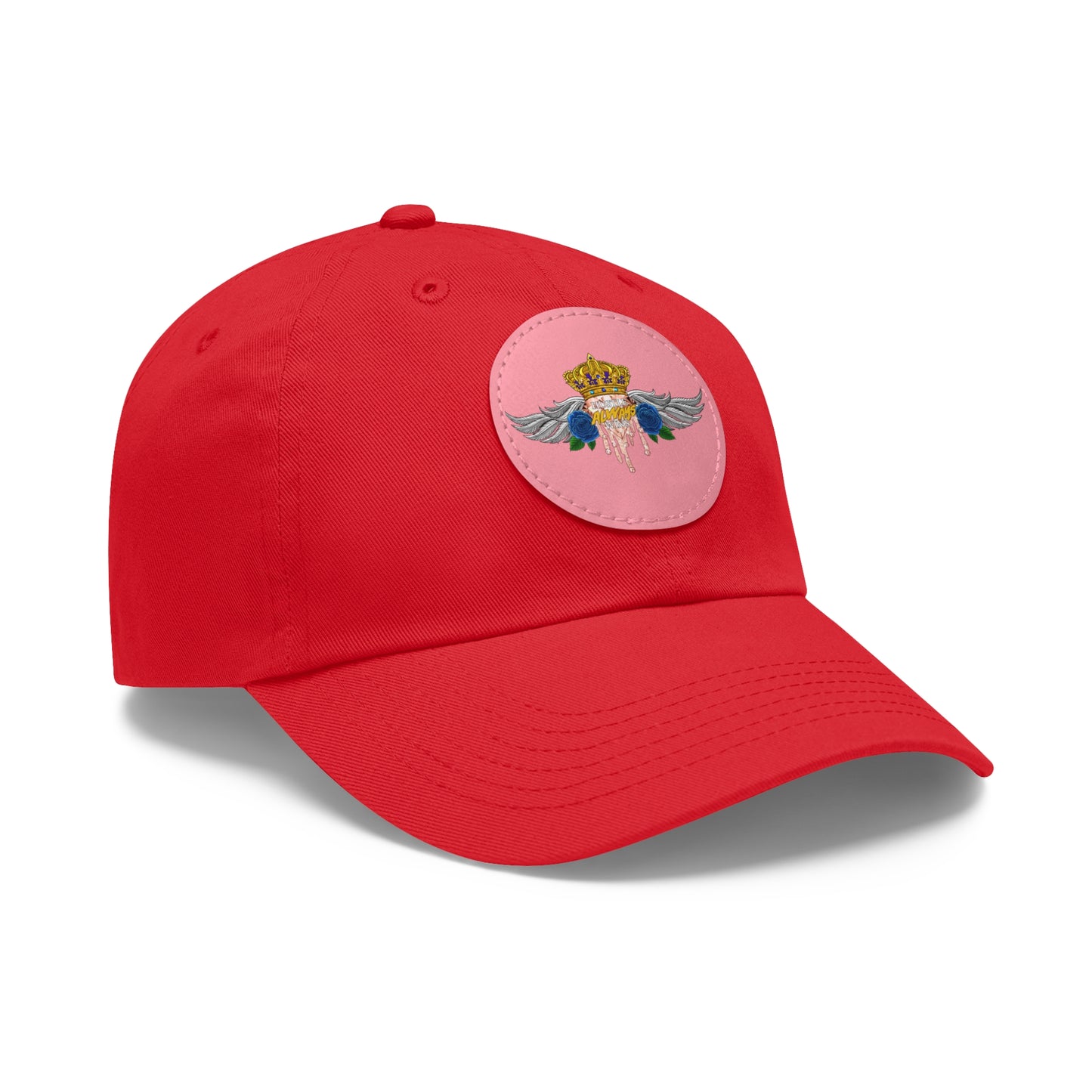 H.A.W Dad Hat with Leather Patch (Round)