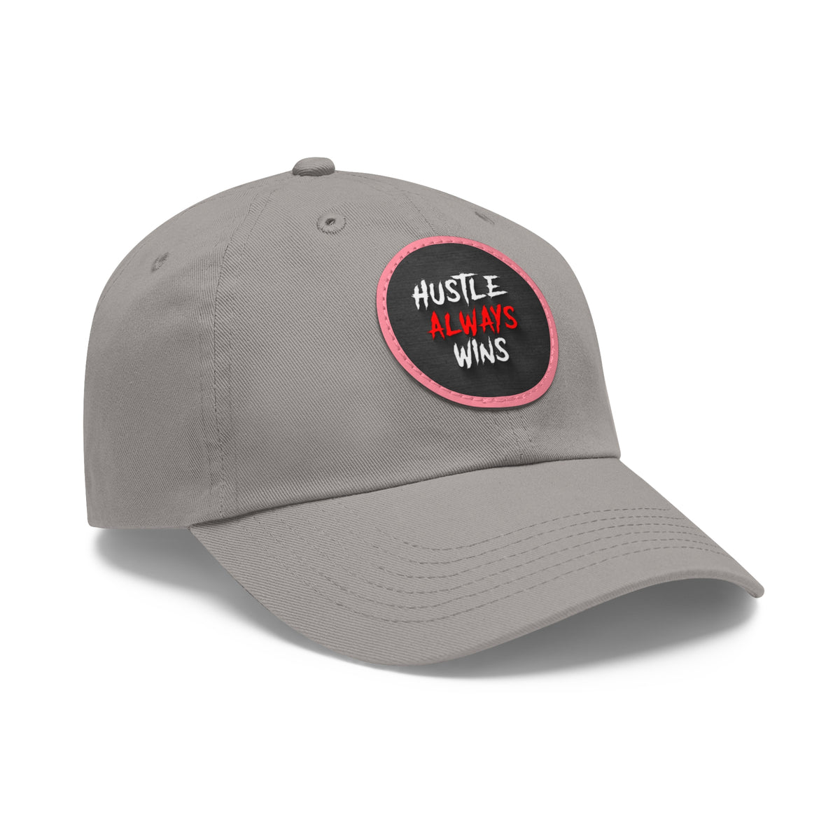 H.A.W Dad Hat with Leather Patch (Round)