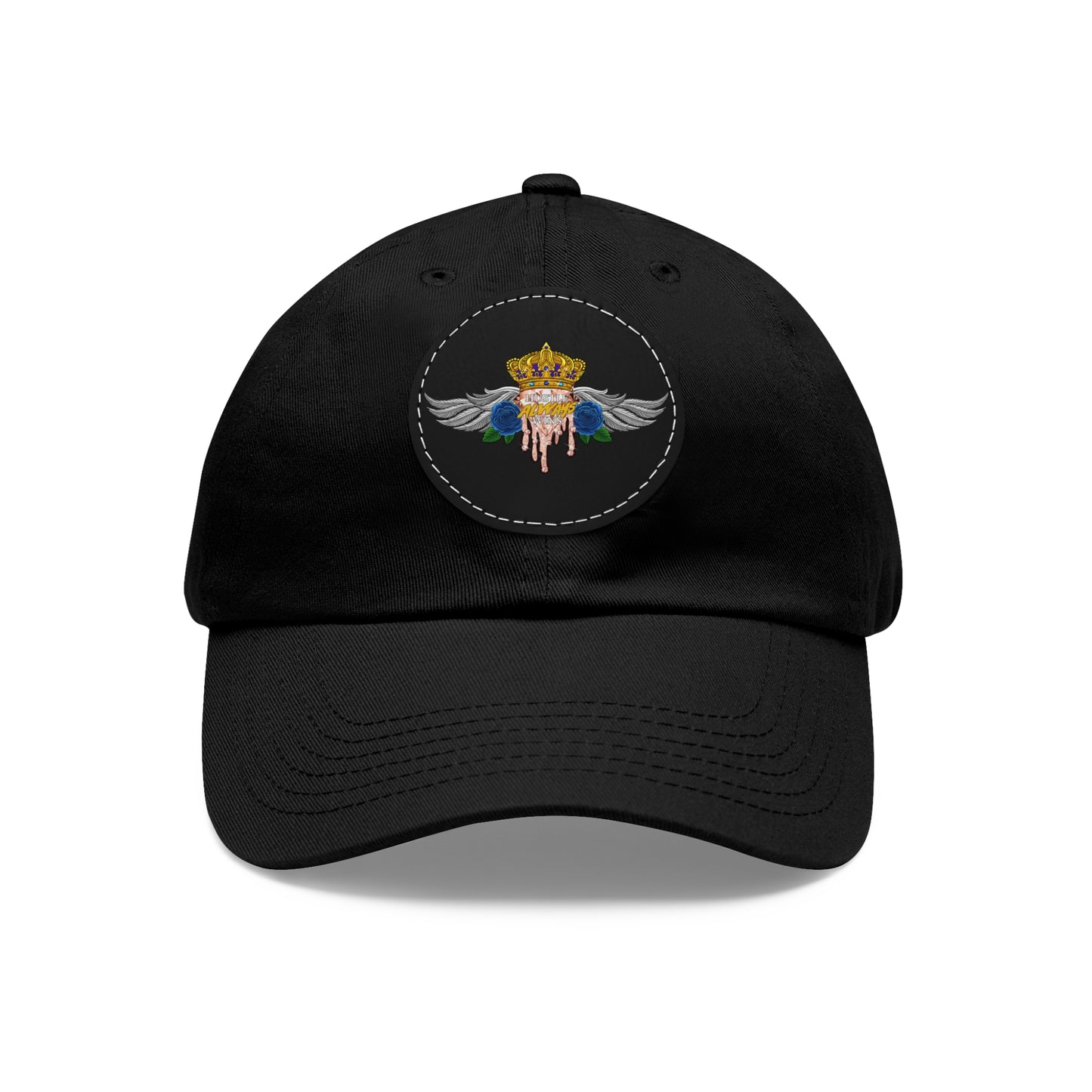 H.A.W Dad Hat with Leather Patch (Round)