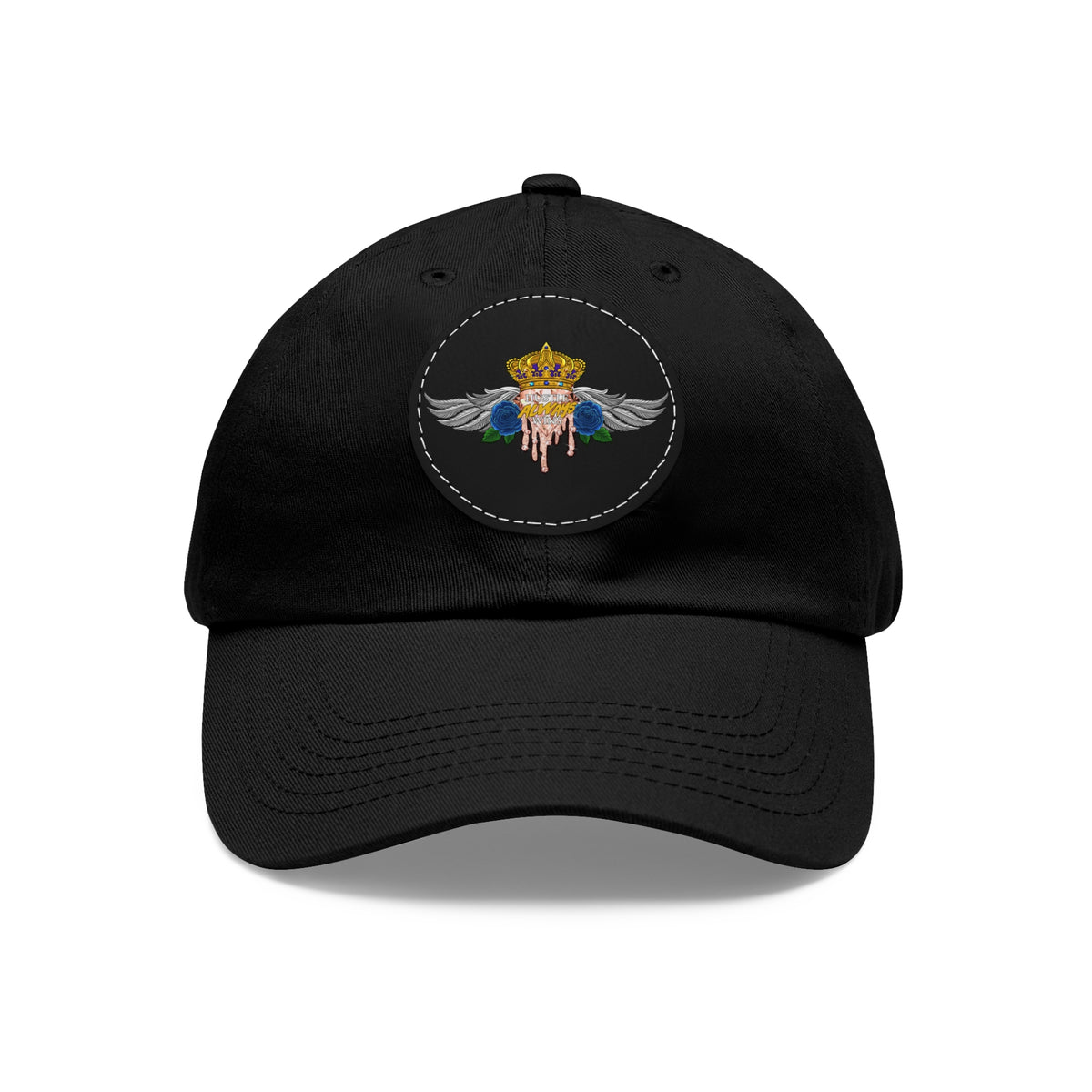 H.A.W Dad Hat with Leather Patch (Round)