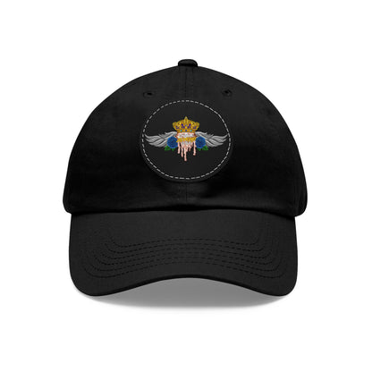 H.A.W Dad Hat with Leather Patch (Round)