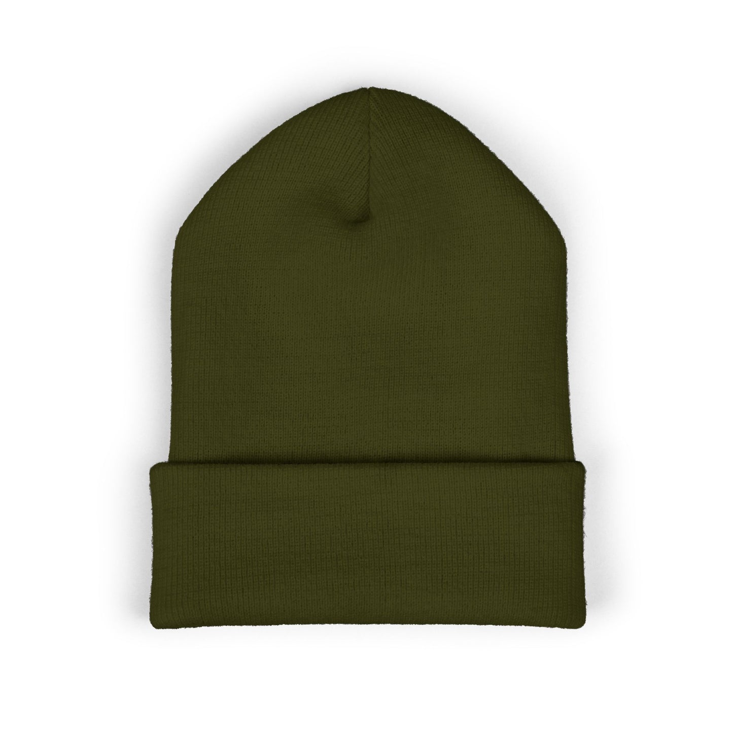 Classic Beanie — Embroidered "Hustle Always Wins"