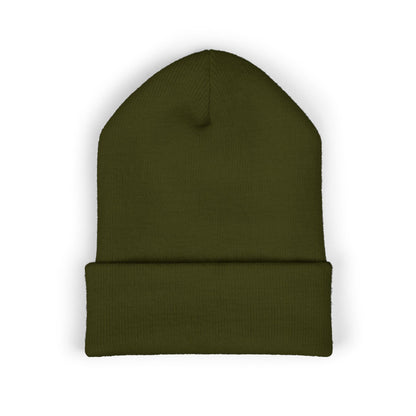 Classic Beanie — Embroidered "Hustle Always Wins"