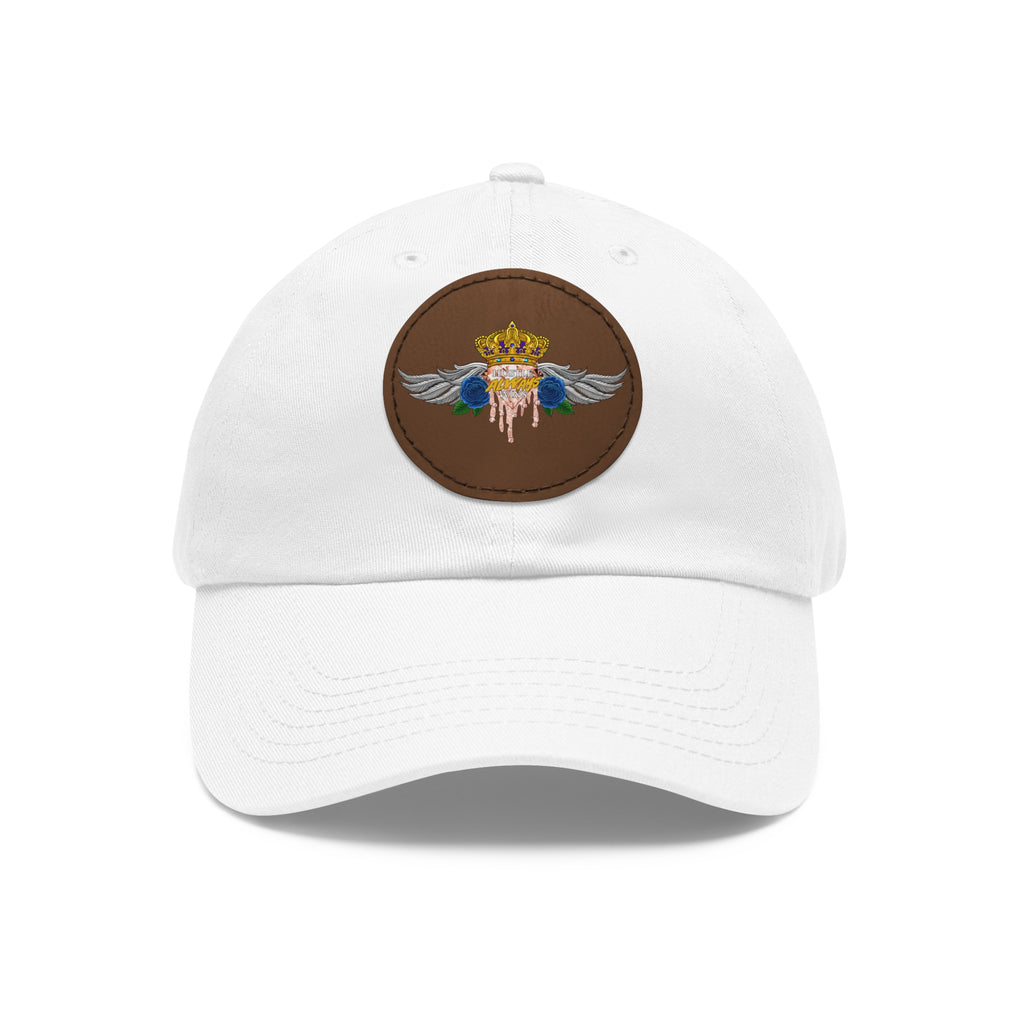 H.A.W Dad Hat with Leather Patch (Round)