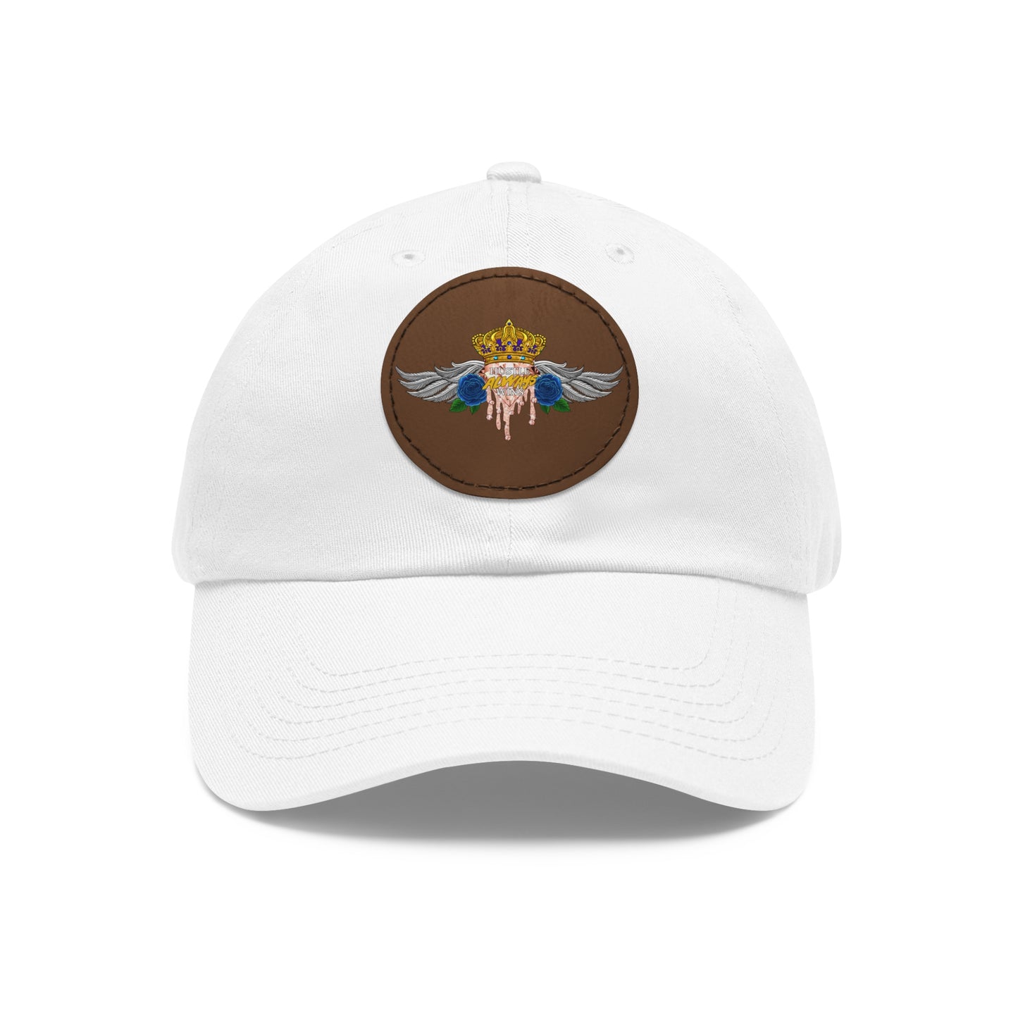 H.A.W Dad Hat with Leather Patch (Round)