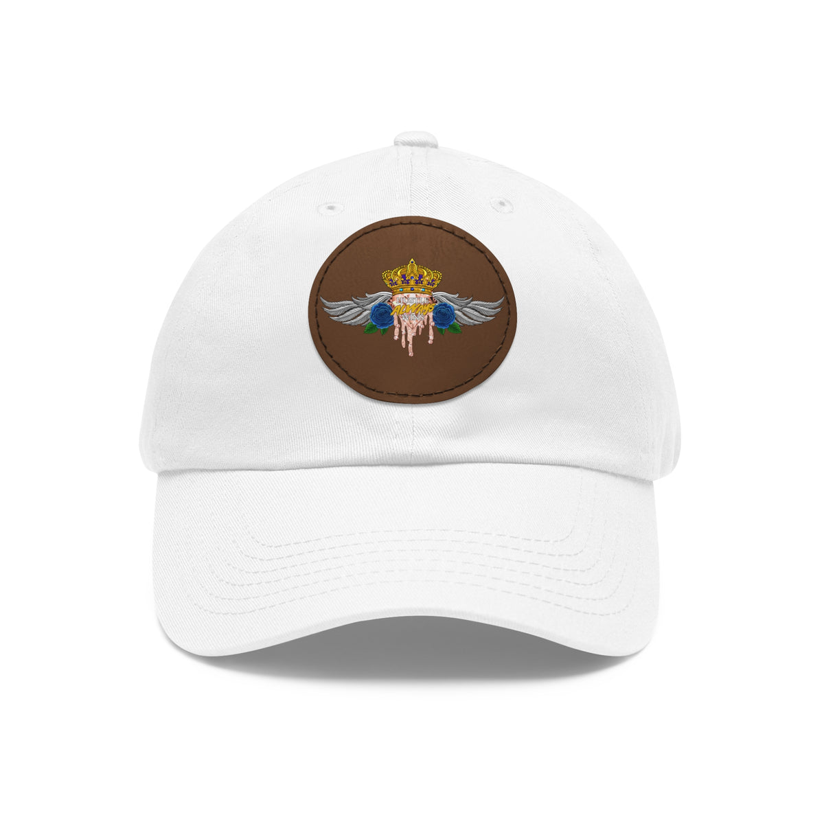 H.A.W Dad Hat with Leather Patch (Round)