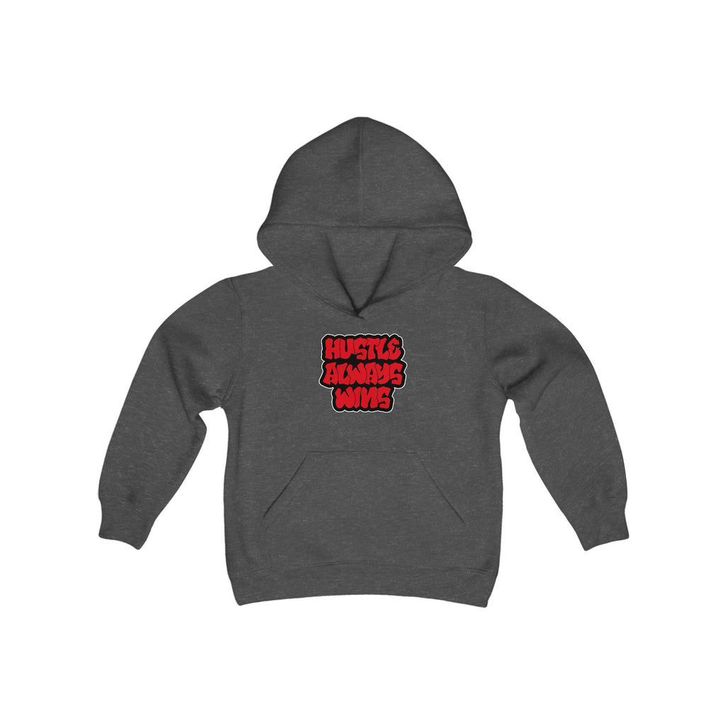 Hustle Always Wins Youth Hooded Sweatshirt
