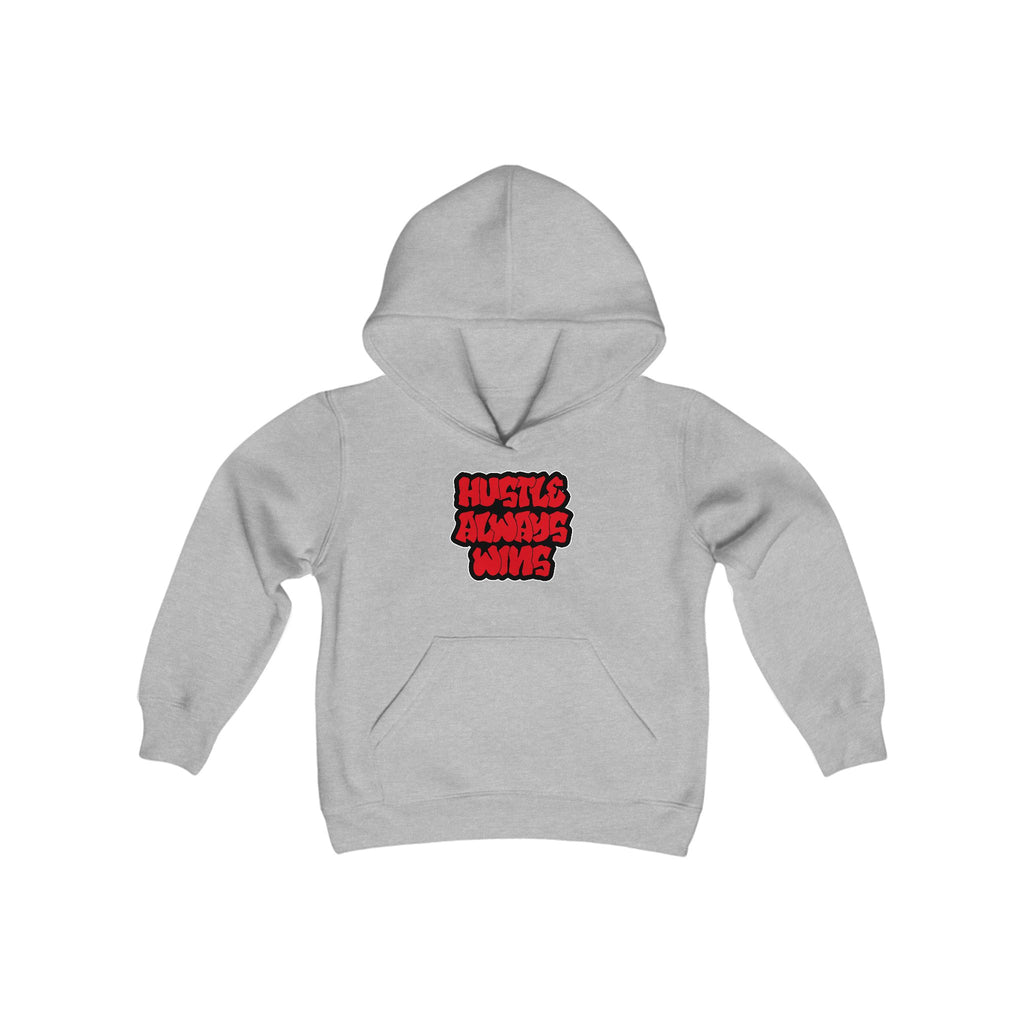 Hustle Always Wins Youth Hooded Sweatshirt