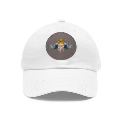 H.A.W Dad Hat with Leather Patch (Round)