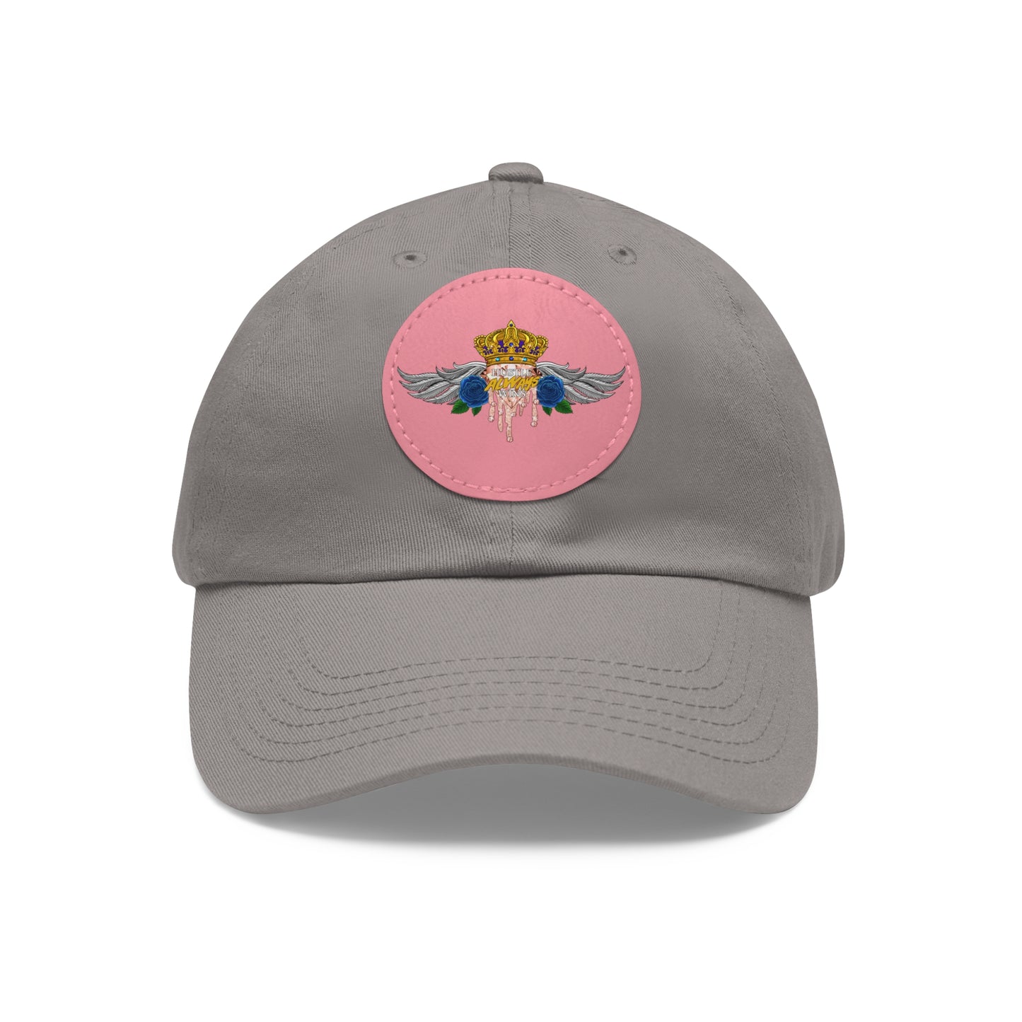 H.A.W Dad Hat with Leather Patch (Round)