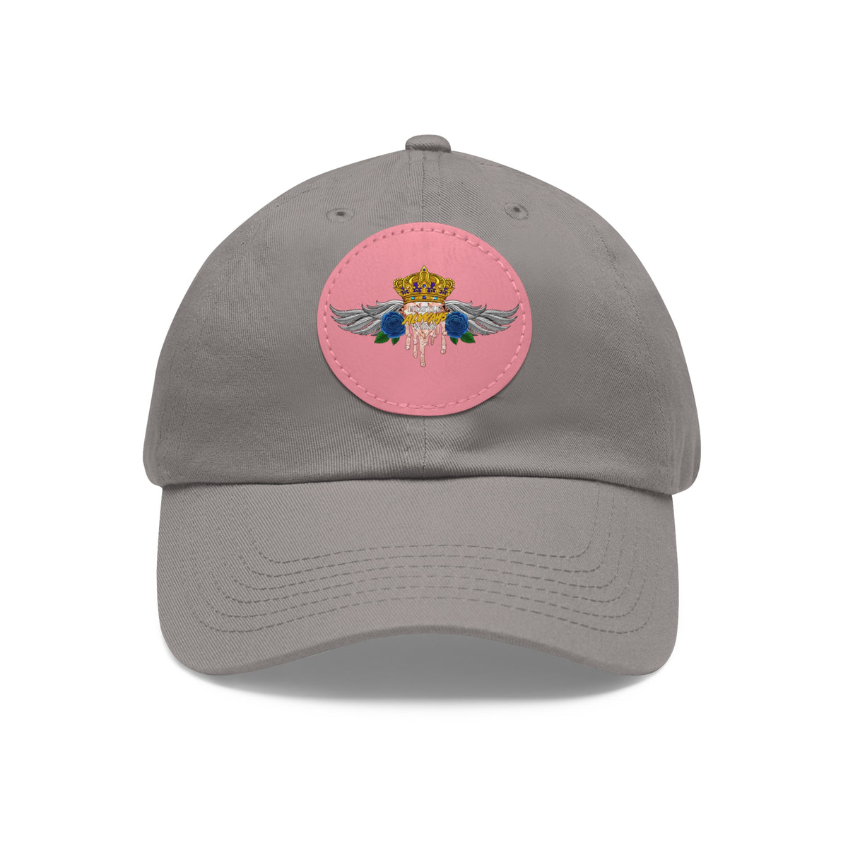 H.A.W Dad Hat with Leather Patch (Round)