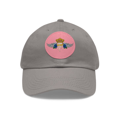 H.A.W Dad Hat with Leather Patch (Round)