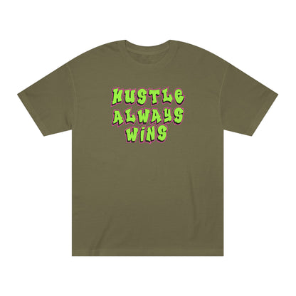 Hustle Always Wins Tee — Motivational Graphic T-Shirt