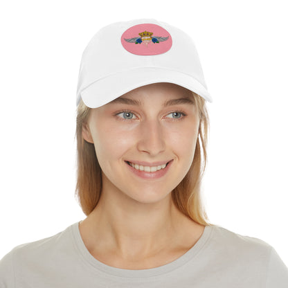 H.A.W Dad Hat with Leather Patch (Round)