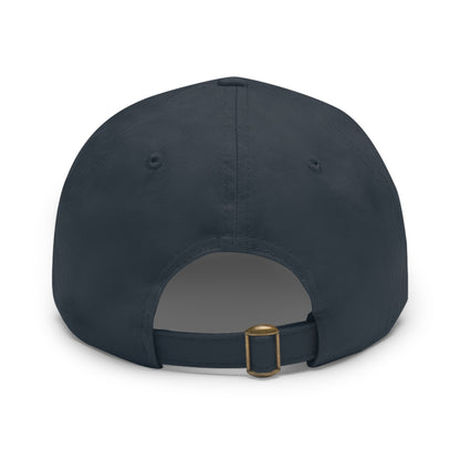 H.A.W Dad Hat with Leather Patch (Round)