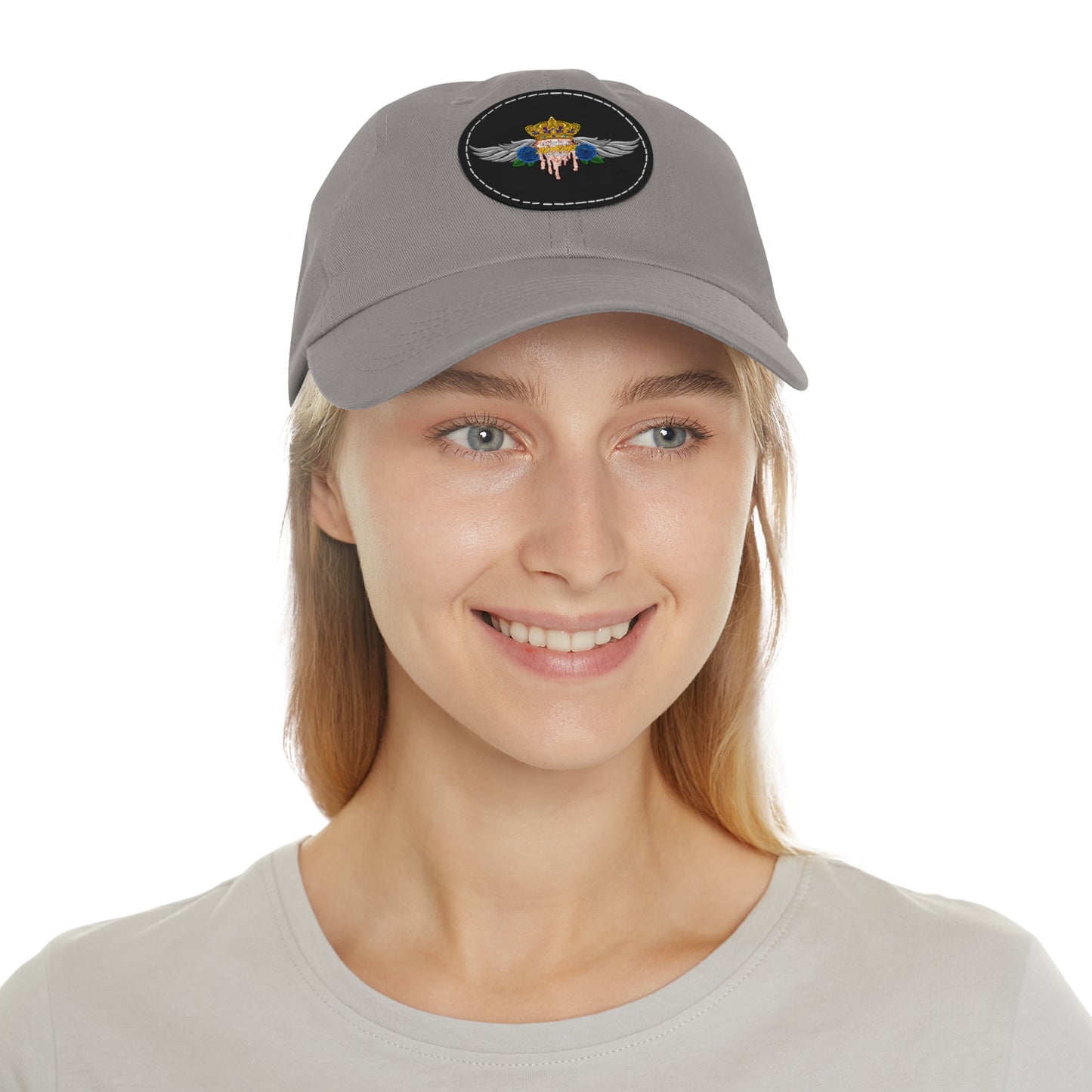 H.A.W Dad Hat with Leather Patch (Round)