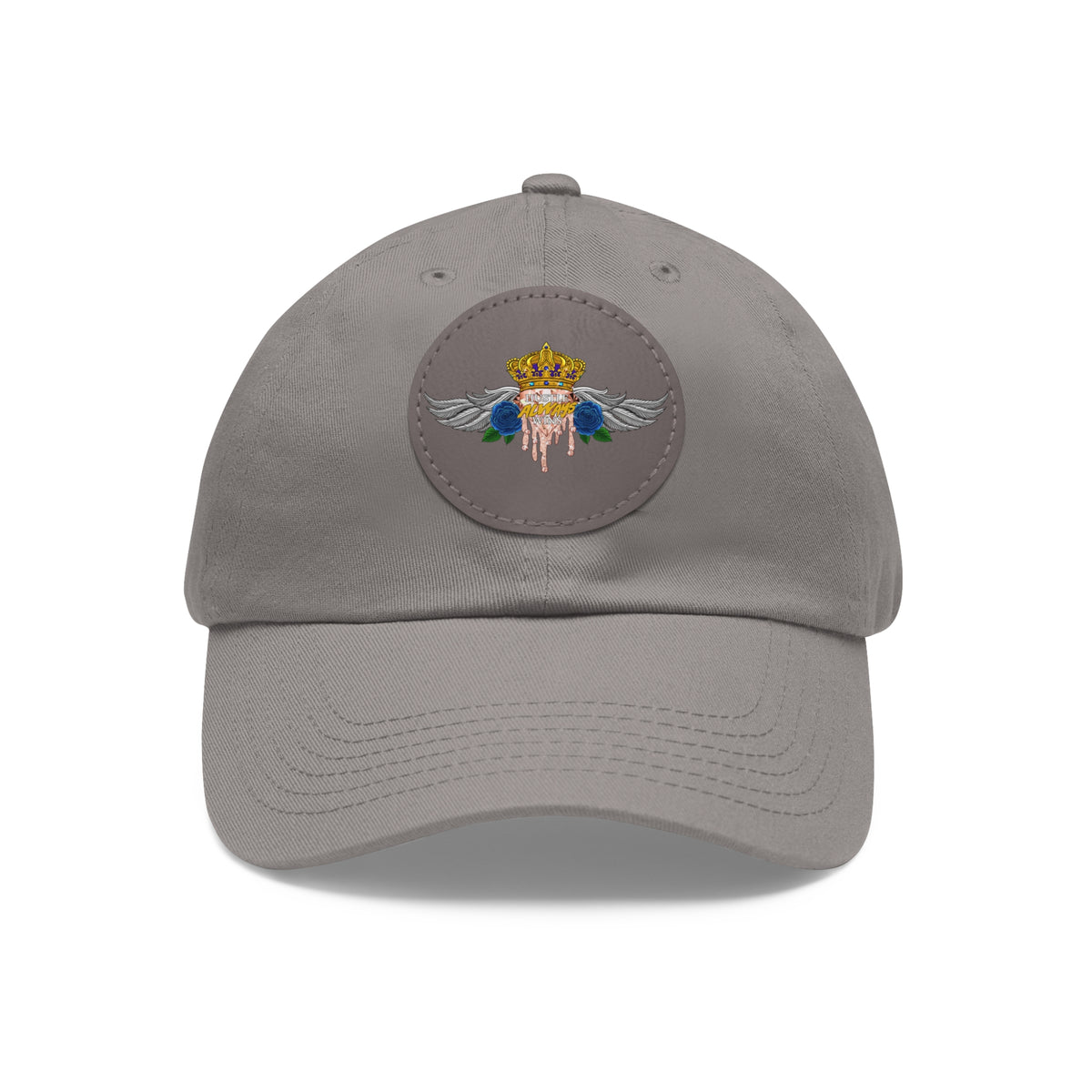 H.A.W Dad Hat with Leather Patch (Round)