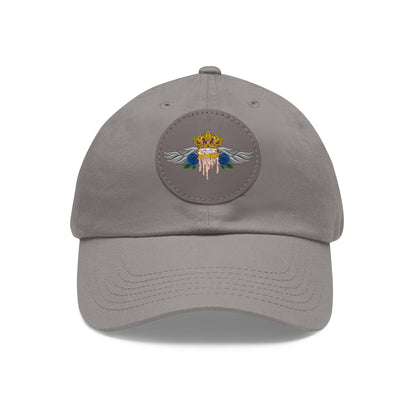 H.A.W Dad Hat with Leather Patch (Round)