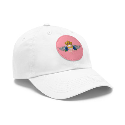 H.A.W Dad Hat with Leather Patch (Round)
