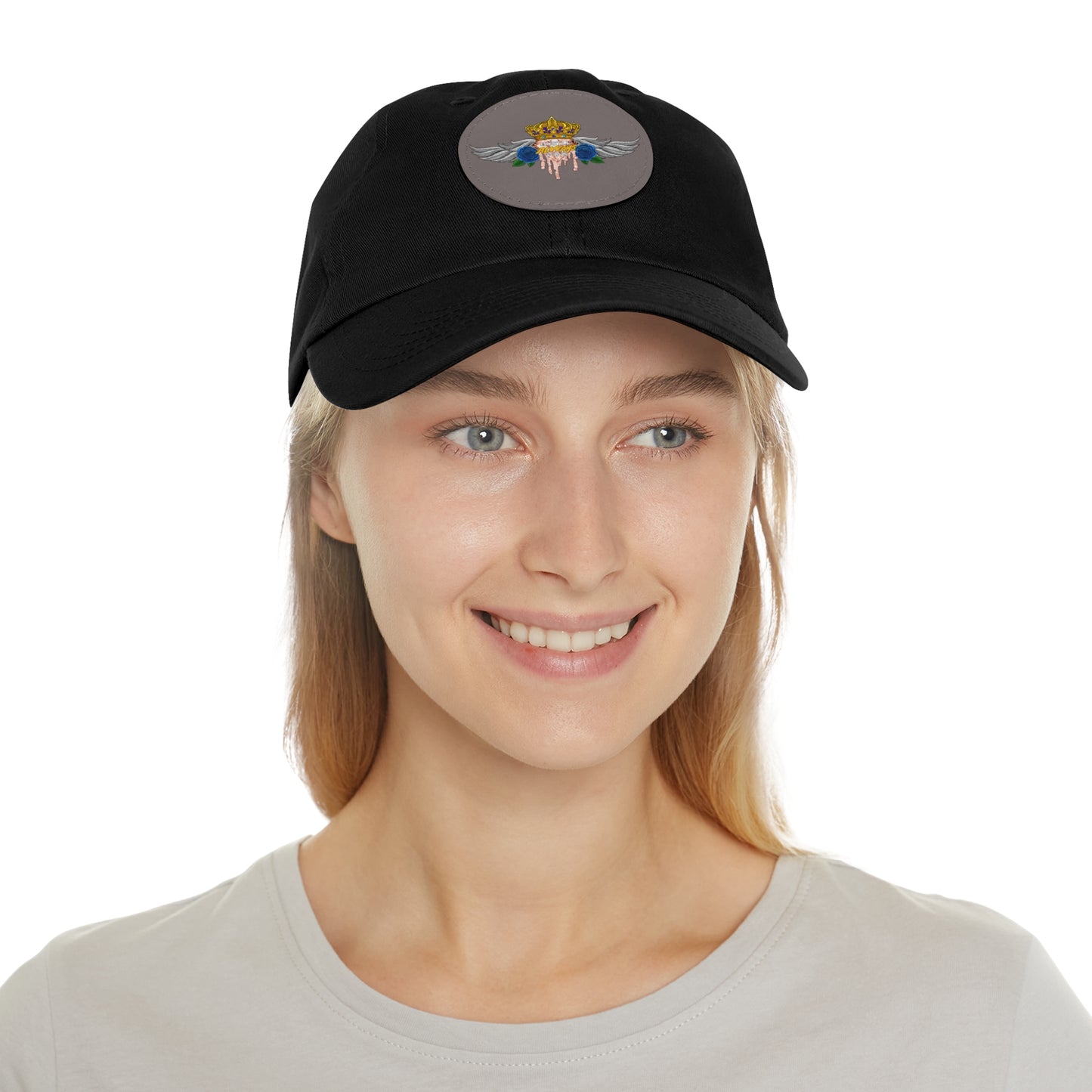 H.A.W Dad Hat with Leather Patch (Round)