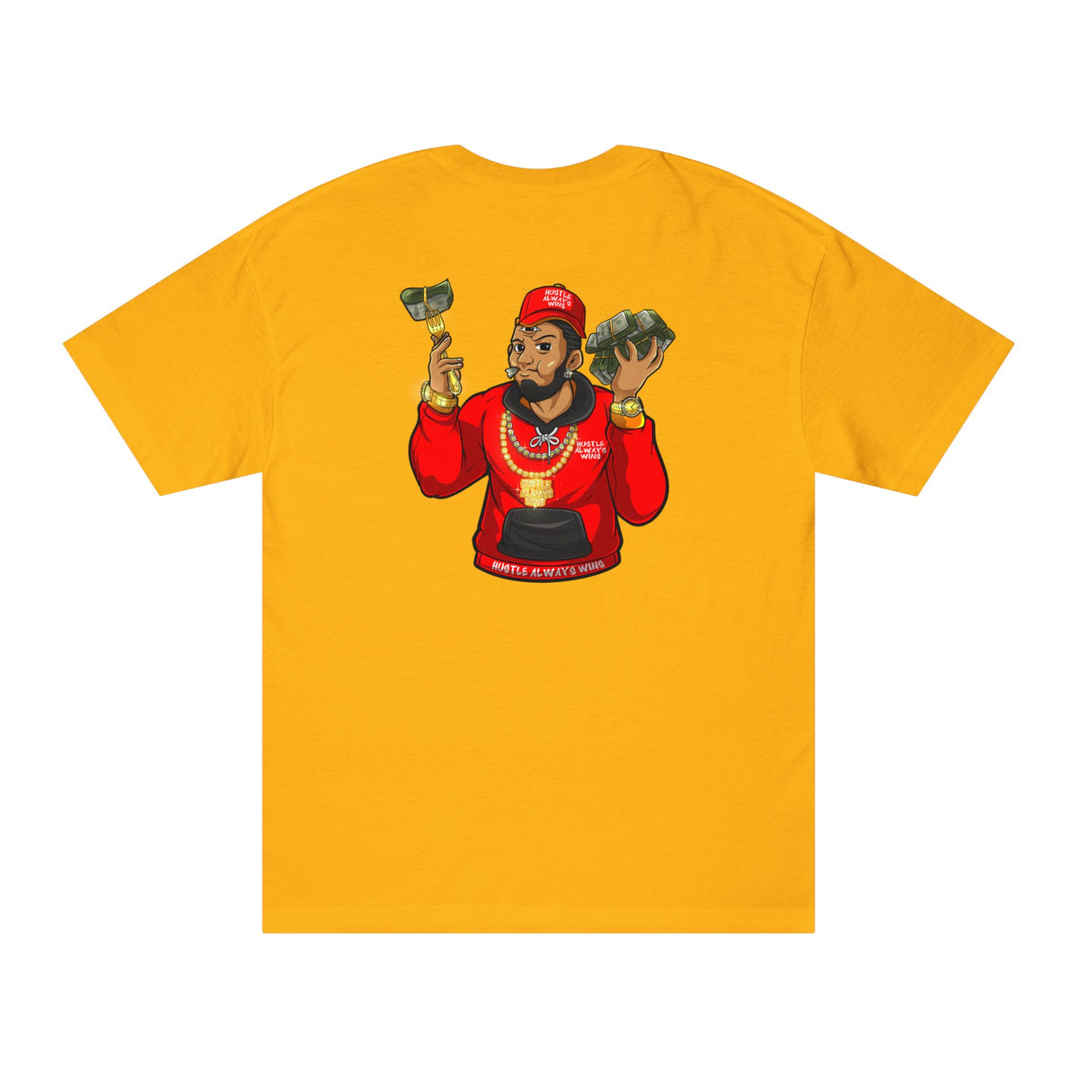 Hustle Always Wins Tee — Motivational