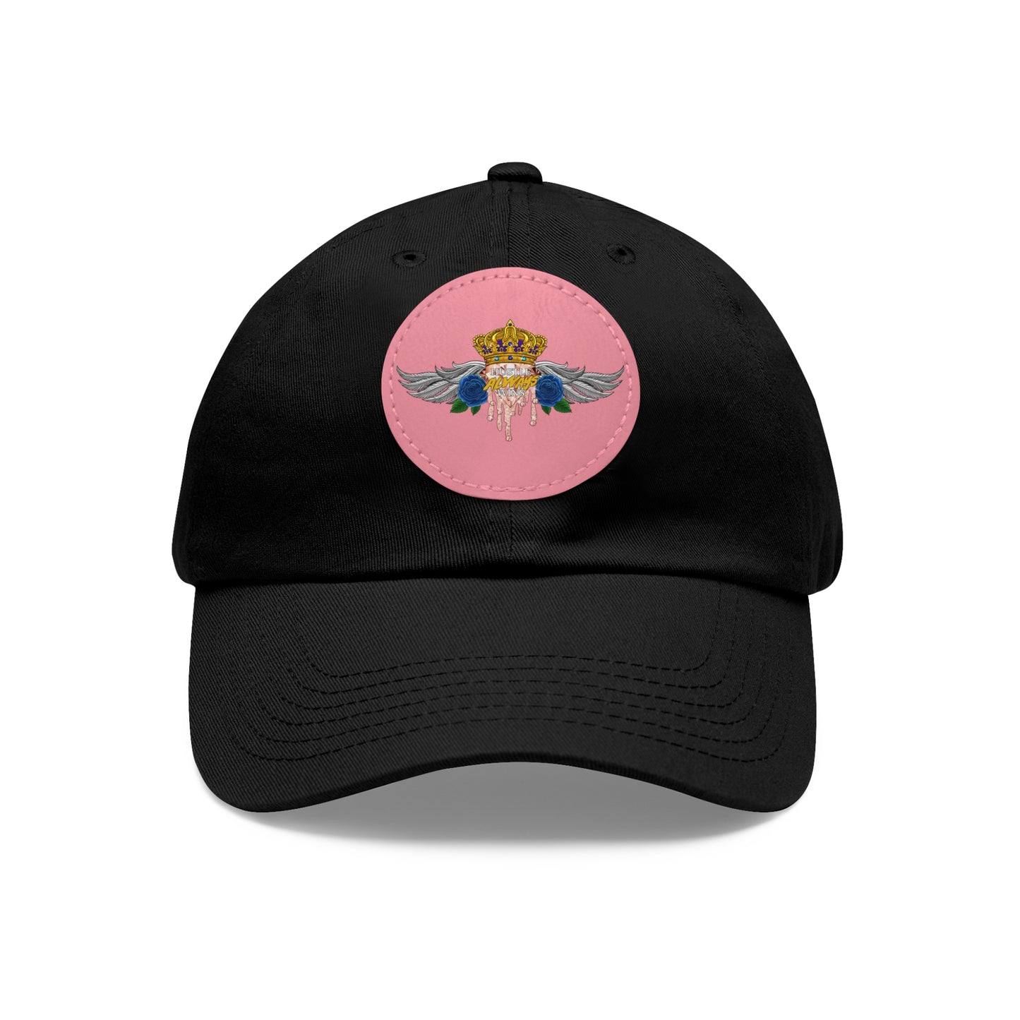 H.A.W Dad Hat with Leather Patch (Round)