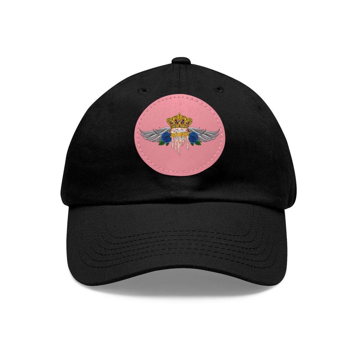 H.A.W Dad Hat with Leather Patch (Round)
