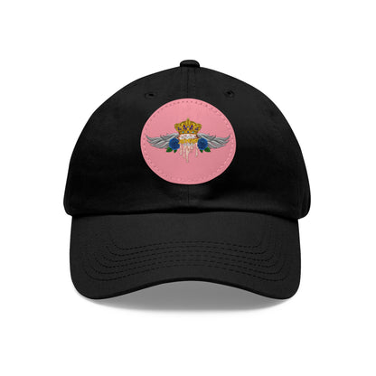 H.A.W Dad Hat with Leather Patch (Round)