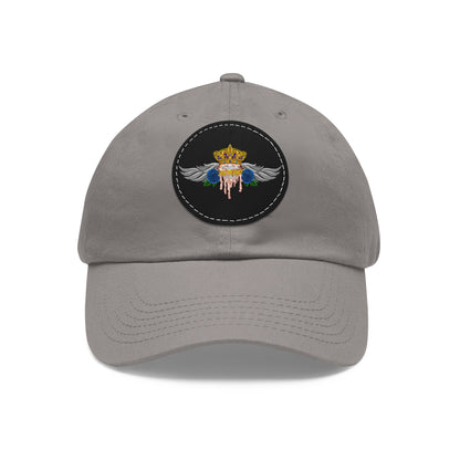 H.A.W Dad Hat with Leather Patch (Round)
