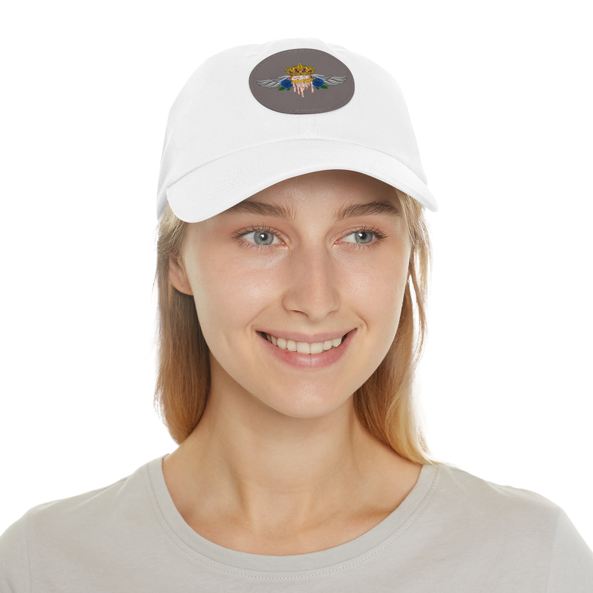 H.A.W Dad Hat with Leather Patch (Round)
