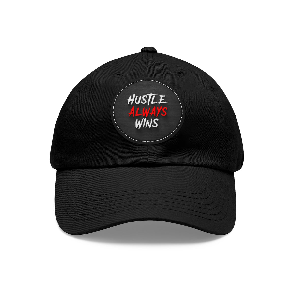H.A.W Dad Hat with Leather Patch (Round)