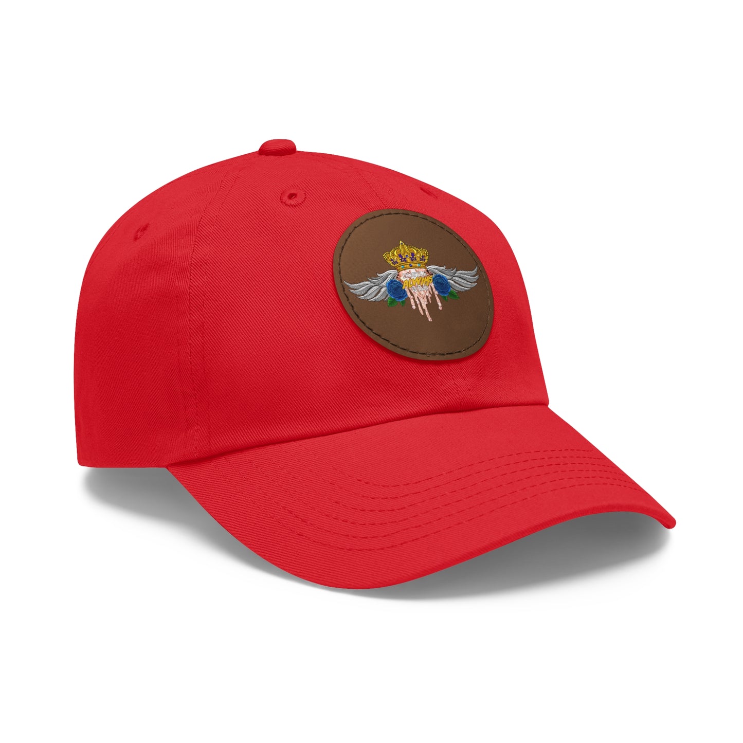 H.A.W Dad Hat with Leather Patch (Round)