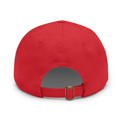 H.A.W Dad Hat with Leather Patch (Round)