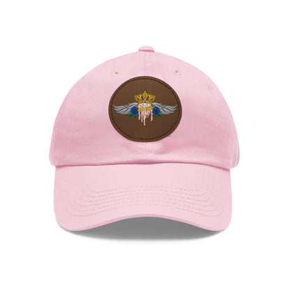 H.A.W Dad Hat with Leather Patch (Round)