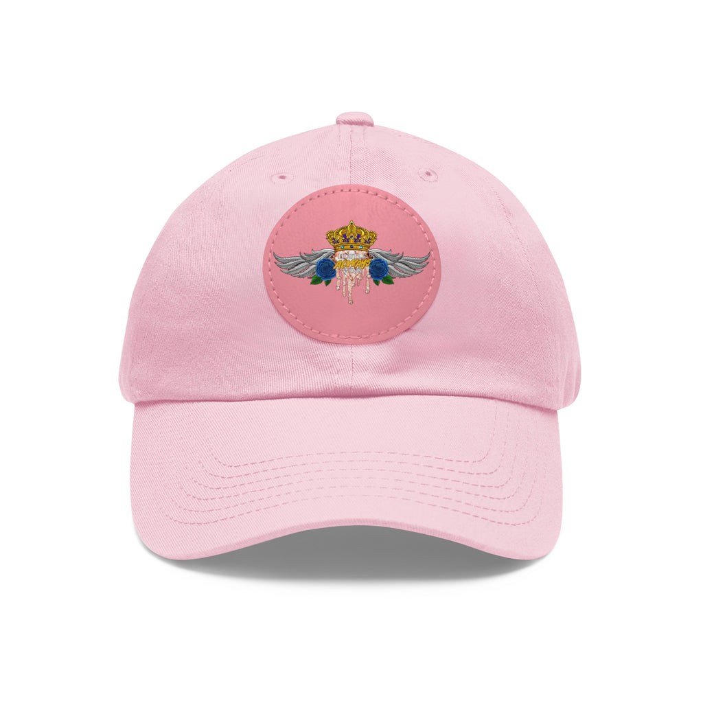 H.A.W Dad Hat with Leather Patch (Round)