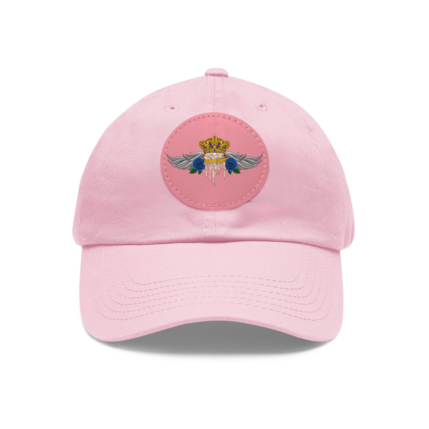 H.A.W Dad Hat with Leather Patch (Round)