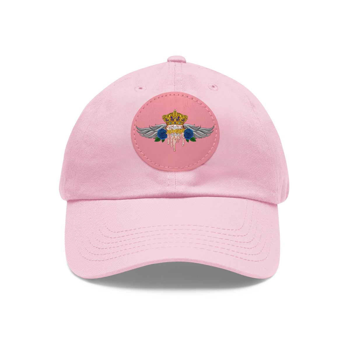 H.A.W Dad Hat with Leather Patch (Round)